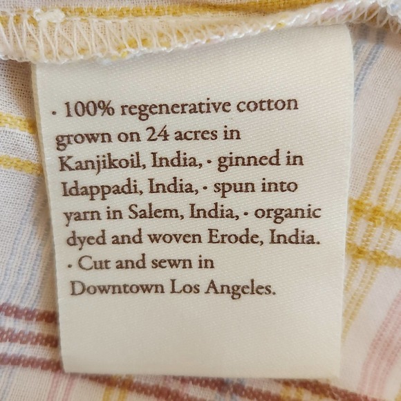 Christy Dawn Yellow Plaid Mini Dress - Picture 7 of 9